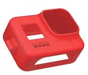 Akcesoria do kamer sportowych - GOPRO Etui Silikonowe + smycz Sleeve Hero 8 Różowy AJSST-007 - miniaturka - grafika 1