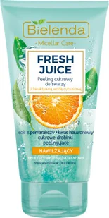 Bielenda FRESH JUICE NAWILŻAJĄCY PEELING CUKROWY DO TWARZY POMARAŃCZA 150G - Peelingi i scruby do twarzy - miniaturka - grafika 2