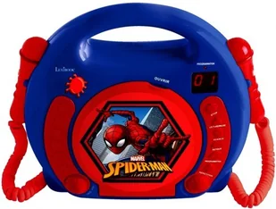 SPIDER MAN ODTWARZACZ CD KARAOKE 2X MIKROFON RCDK100SP - Instrumenty muzyczne dla dzieci - miniaturka - grafika 2