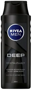 Nivea Men Szampon DEEP rewitalizujący for men 400ml - Szampony dla mężczyzn - miniaturka - grafika 2