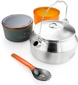 Kuchnia turystyczne i akcesoria - GSI Outdoors czajnik zestaw ketalist, ze stali nierdzewnej, 68163 68163_Edelstahl - miniaturka - grafika 1