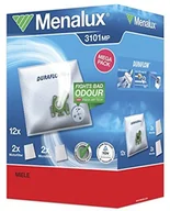 Worki do odkurzaczy - Menalux 3101 MP, Mega Pack, 12 worków na pył dur aflow syntetyk, 2 mikrofiltr, oryginalny markowy produkt 3101 MP - miniaturka - grafika 1