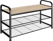 Szafki na buty - tectake Regał na buty Southampton - industrialny jasny 404286 - miniaturka - grafika 1