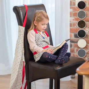 tectake 6 eleganckie krzesła do jadalni lub salonu - brązowy 403497 - Krzesła - miniaturka - grafika 2