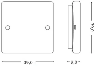 IDEAL LUX Lampa Ścienna Celine Pl3 Bianco 044286 Wys. 9,0 - Lampy ścienne - miniaturka - grafika 2