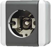 Wyłączniki światła i elektryczne - Jung 837 14 sygnał świetlny w e-14 z gwintem 837-14W - miniaturka - grafika 1