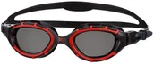 Pływanie - Zoggs okularki pływackie PREDATOR FLEX POLARIZED czarno-czerwone - miniaturka - grafika 1