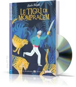 Książki do nauki języka włoskiego - Le tigri di Mompracem + Audio CD - dostępny od ręki, wysyłka od 2,99 - miniaturka - grafika 1