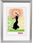 Inne - Hama ramka z tworzywa sztucznego "Madrid", srebrny, 50 x 70 cm 00066568 - miniaturka - grafika 1