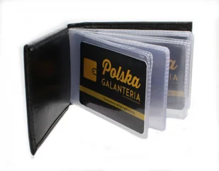 MARCO (PL) Etui Na Karty Dokumenty MARCO (PL) Wizytownik Duży Skóra Naturalna A03 - Etui na dokumenty i karty - miniaturka - grafika 2