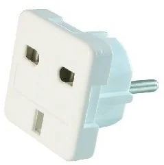 Gembird ADAPTER ZASILANIA ANG/PL (WTYK PL/GNIAZDO ANG) KKGGKPBZ0010 [1639147] - Adaptery i przejściówki - miniaturka - grafika 2
