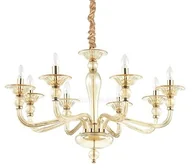 Lampy sufitowe - Ideal Lux Lampa wisząca Danieli kol bursztynowy 159973) - miniaturka - grafika 1