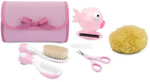Chicco Zestaw akcesoriów do higieny różowy - Inne akcesoria do pielęgnacji dzieci - miniaturka - grafika 5