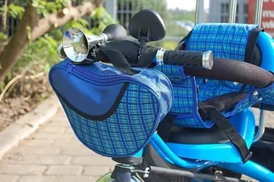 Super-Toys DE LUXE ST-KR-01-AIR-BRĄZOWY - Rowerki trójkołowe - miniaturka - grafika 4