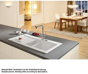 Villeroy & Boch Subway 60 Flat Classicline 6770 01 R1 - Zlewozmywaki - miniaturka - grafika 2