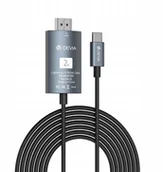 Kable USB - Devia Kabel Storm Usb-c do Hdmi 2 metry Full Hd 4K - miniaturka - grafika 1