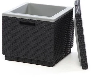 KETER Pufa ogrodowa KETER Ice Cube 209457 Brązowy - Skrzynie ogrodowe - miniaturka - grafika 10