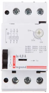 Legrand WYCZNIK SILNIKOWY M250 4,0 A 606807 - Wyłączniki światła i elektryczne - miniaturka - grafika 3