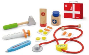 Viga VIGA 50530 ZESTAW MAŁY LEKARZ 1829 - Zabawy w naśladowanie dorosłych - miniaturka - grafika 2
