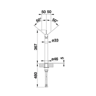 Blanco VONDA Control 518436 - Baterie wannowe i prysznicowe - miniaturka - grafika 5