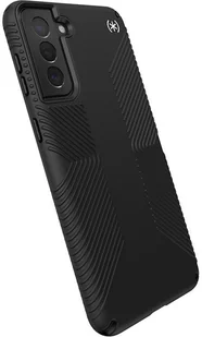 Speck Presidio2 Grip - Etui Samsung Galaxy S21+ z powłoką MICROBAN (Black/Black) - Etui i futerały do telefonów - miniaturka - grafika 3