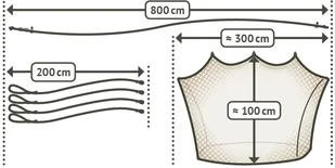 Siesta La Moskitiera do hamaków LA BNZ30, czarna, 300x100 cm - Stoły ogrodowe - miniaturka - grafika 3