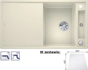 Blanco AXIA III 5S-F kawowy 523236 - Zlewozmywaki - miniaturka - grafika 6