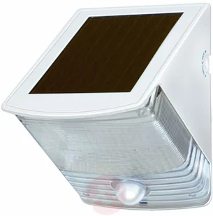 Brennenstuhl Lampa ścienna solarna SOL 04 IP44 biała - Lampy ogrodowe - miniaturka - grafika 2