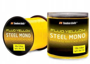 Tandem Baits Steel Mono Fluo żółta 1200m/0,30mm - Żyłki wędkarskie - miniaturka - grafika 2
