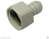 Akcesoria hydrauliczne - DMfit AFAB 0407C  - Złączka 1/4" x 1/2" do zaworu czerpanego kurkowego BSPP stożkowy gwint DM AFAB0407C DM_AFAB0407C - miniaturka - grafika 1