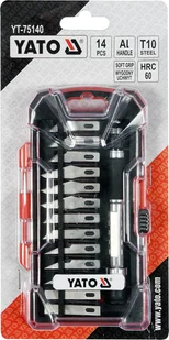 Yato KOMPLET NOŻYKÓW PRECYZYJNYCH 14 ELEMENTÓW YT-75140 YT-75140 - Nożyce i noże - miniaturka - grafika 3