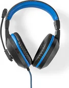 Słuchawki - Nedis GCK31100BK Czarno-Niebieskie (GCK31100BK) - miniaturka - grafika 1