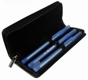 MARCO (PL) Wytrzymałe Skórzane Etui Na Długopisy I Pióra MARCO (PL) Skóra Naturalna Licowa E-25s - Etui na dokumenty i karty - miniaturka - grafika 5