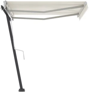 VidaXL Lumarko Wolnostojąca, ręcznie zwijana markiza, 300x250 cm, kremowa  3069697 VidaXL - Markizy - miniaturka - grafika 3