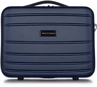 Wittchen Kosmetyczka podróżna z ABS-u żłobiona 56-3A-654-90 - Kosmetyczki, organizery i kuferki - miniaturka - grafika 3