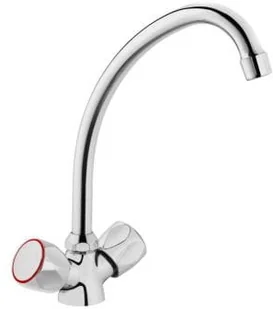 Deante Bateria zlewozmywakowa stojąca NEO Teno Chrom BON_060D - Baterie kuchenne - miniaturka - grafika 2