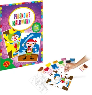 Alexander Piaskowe malowanki klaun pirat - Zabawki kreatywne - miniaturka - grafika 2