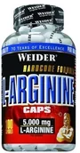Witaminy i minerały dla sportowców - Weider L-Arginine - 100kaps - miniaturka - grafika 1