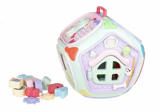 nieznany producent Interaktywna Kostka Telefon Pianino Dom KX7935 - Instrumenty muzyczne dla dzieci - miniaturka - grafika 5