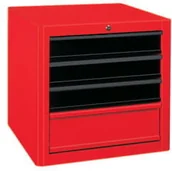 Szafy i regały magazynowe - Fastservice N-1-06-02 Szafka modułowa z 4 szufladami N-1-06-02 - miniaturka - grafika 1