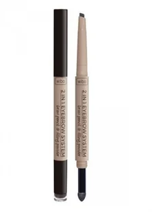 Wibo Wibo 2in1 Eyebrow System kredka i gąbka do brwi 2 - Akcesoria i kosmetyki do stylizacji brwi - miniaturka - grafika 2