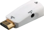 Złącza, przejściówki, adaptery - Goobay 44793 kompaktowych HDMI/VGA Adapter w zestawie audio pozłacany 44793 - miniaturka - grafika 1