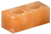 Świeczniki - Himalaya Salt Dreams Salt Dreams 4041678004910 świecznik na świeczki typu tealight z kryształów soli himalajskiej monitora Twin Cube 4041678004910 - miniaturka - grafika 1