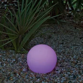 Lampy ogrodowe - NewGarden Buly lampa solarna LED kula IP68, 40cm - miniaturka - grafika 1