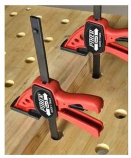 PIHER Ścisk stołowy QUICK T-Track - 15cm do szyny/listwy prowadzącej P52101 P52101 - Imadła i ściski - miniaturka - grafika 2