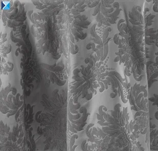 SREBRO-obrus 180 (koło)cm - Obrusy i serwetki - miniaturka - grafika 2