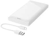 Powerbanki - DELTACO PB-A1001 10000mAh Biały - miniaturka - grafika 1