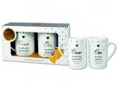 Kubki - Pan Dragon Kubek Set Gold Ona i On 2 sztuki SETGOLD_ONAION - miniaturka - grafika 1