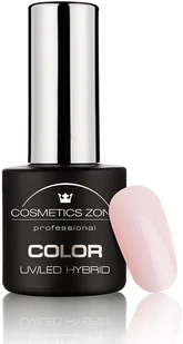 Cosmetics Zone Lakier hybrydowy hipoalergiczny jasny róż z drobinkami 7ml – Pearly Luster 102 - Lakiery do paznokci - miniaturka - grafika 2