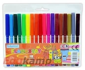 Cienkopisy - Schemat Flamastry 18 kolorów SCHEMAT 0556 AA649SCH - miniaturka - grafika 1